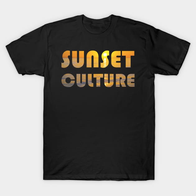 Sunset Culture T-Shirt by Artstastic